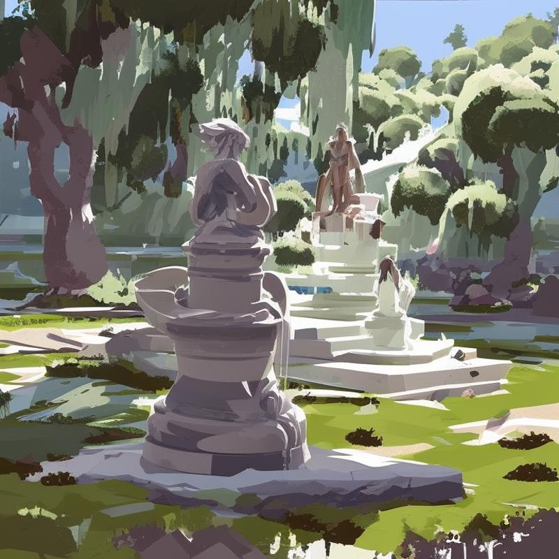 10518-82-marble statues and cascading water fountains surrounded by the garden of eden, PaintStyle3.png